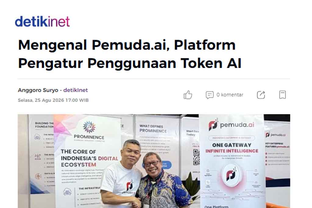 Mengenal Pemuda.ai, Platform Pengatur Penggunaan Token AI